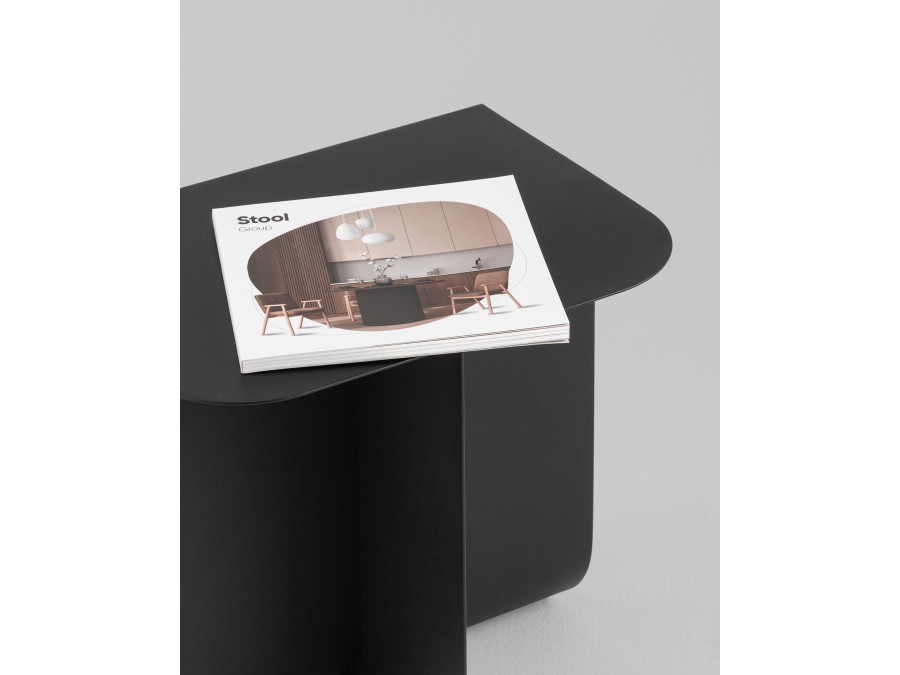 Журнальный столик Laure металл черный