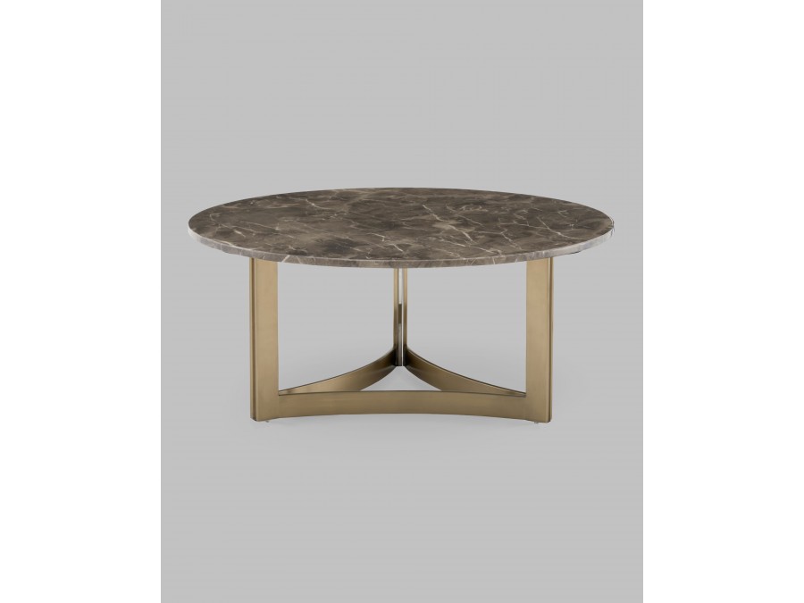 Журнальный столик Кассия 90*90 см темная керамика