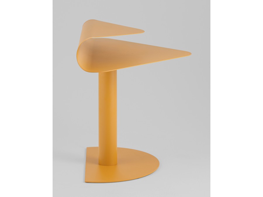 Журнальный столик Cornea металл желтый