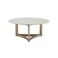 Журнальный столик Кассия 90*90 см светлая керамика