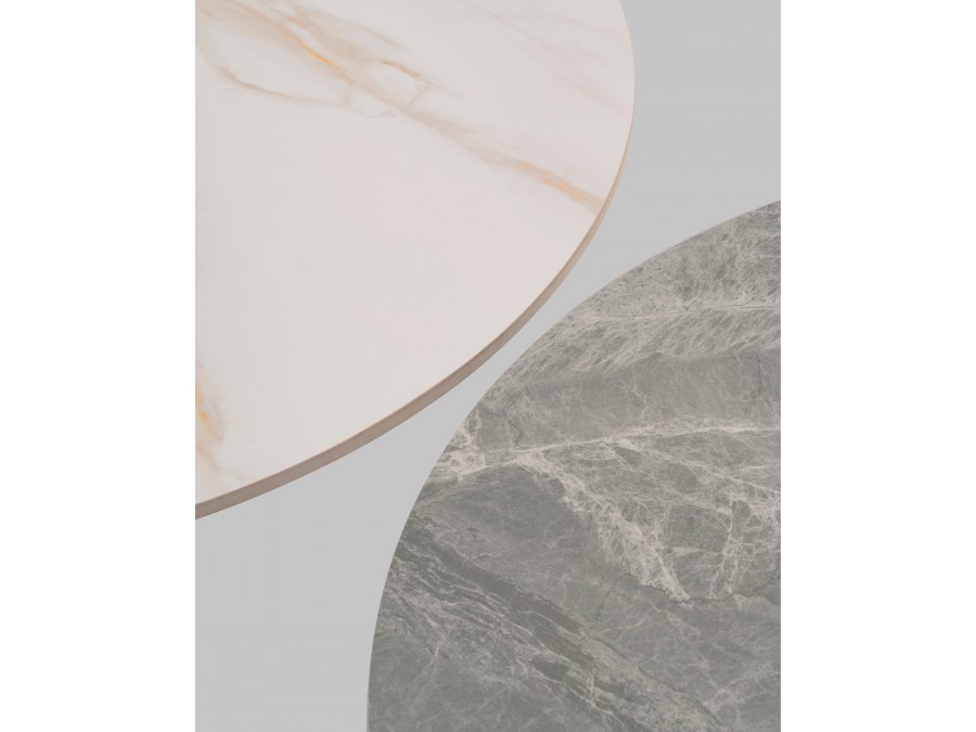 Журнальный столик Aliara серая керамика