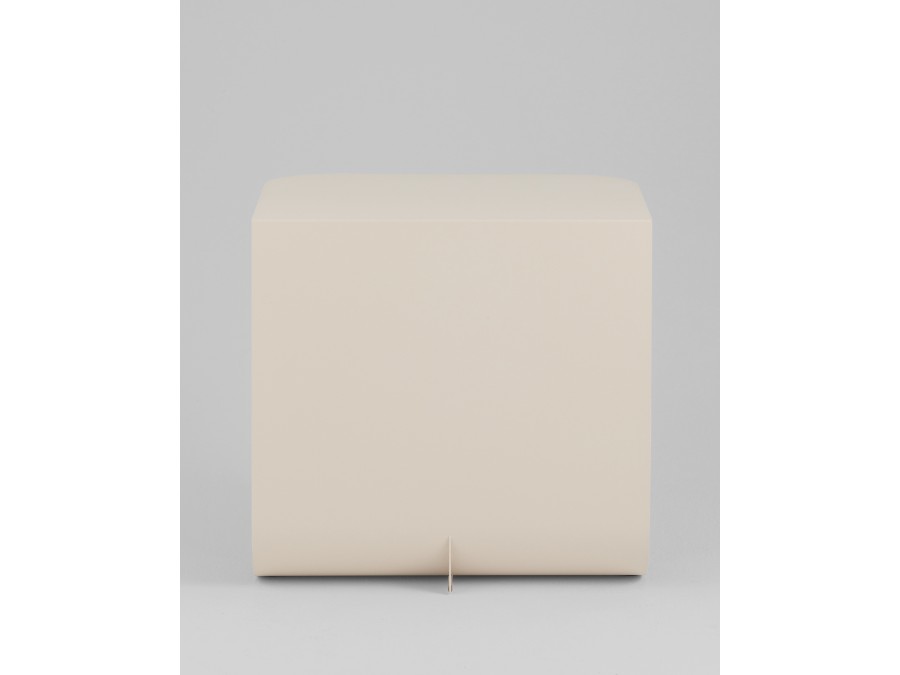 Журнальный столик Laure металл светло-серый