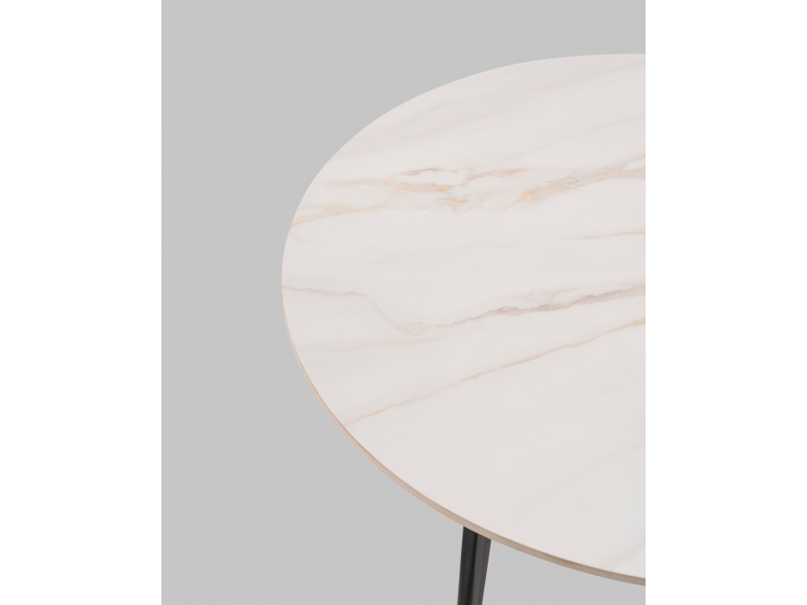 Журнальный столик Aliara светлая керамика