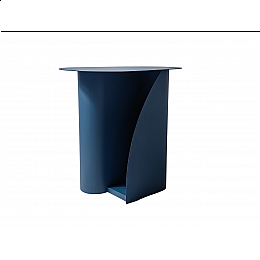 Журнальный столик Yvaine металл синий