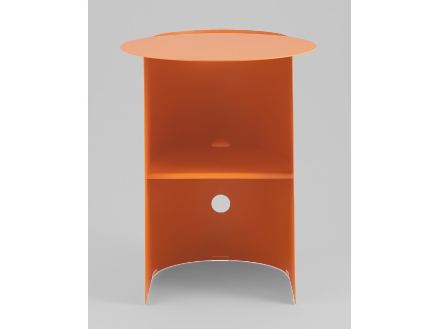 Журнальный столик Floire металл оранжевый