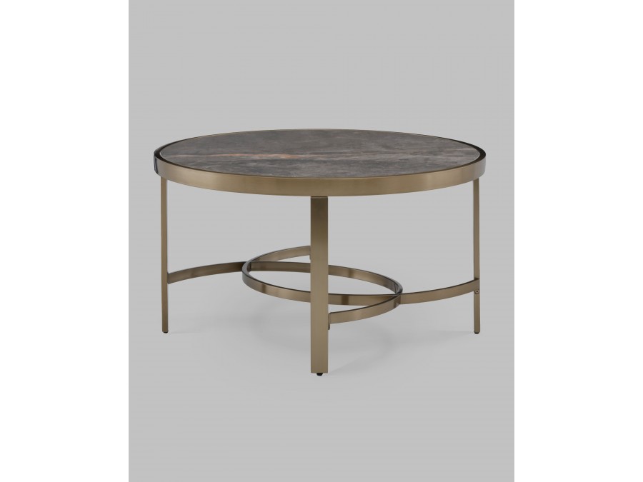 Журнальный столик Адриана 80*80 см серая керамика