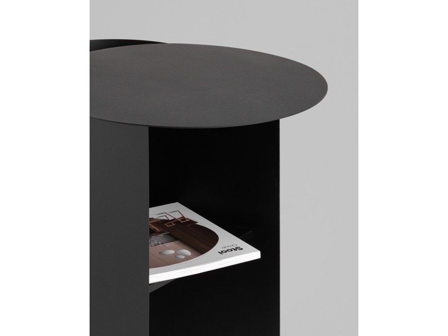 Журнальный столик Floire металл черный