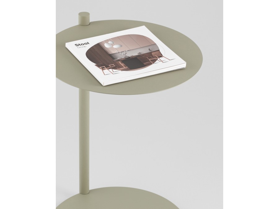 Журнальный столик Siara металл оливковый