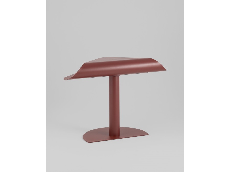 Журнальный столик Cornea металл бордовый