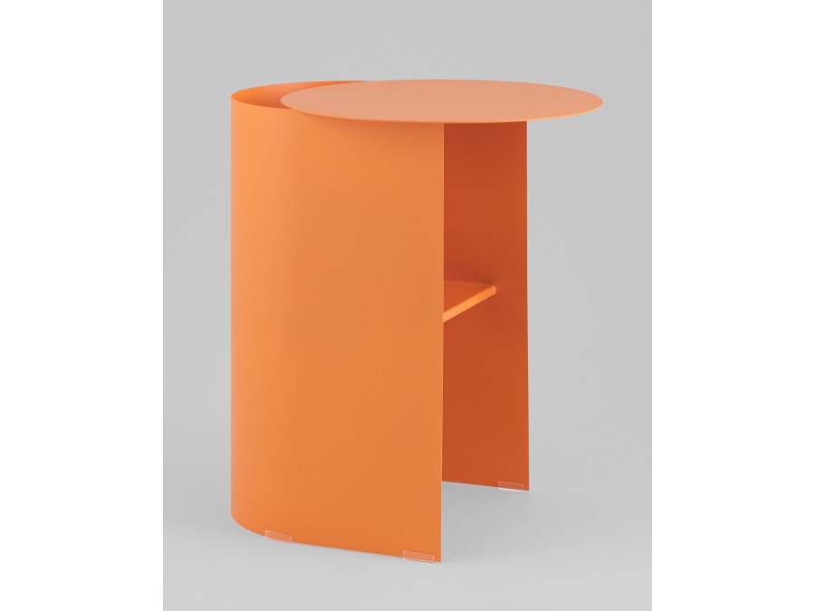 Журнальный столик Floire металл оранжевый