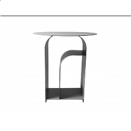 Журнальный столик Arwel металл бежевый