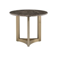 Журнальный столик Кассия 60*60 см темная керамика