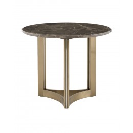 Журнальный столик Кассия 60*60 см темная керамика