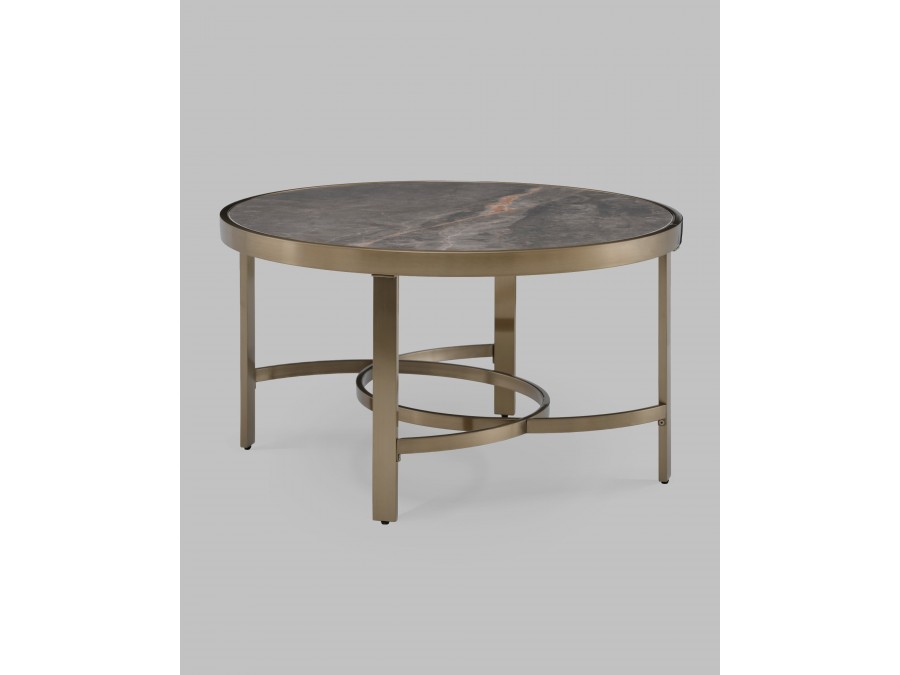 Журнальный столик Адриана 80*80 см серая керамика