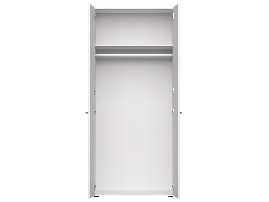 Гардероб глубокий Everprof EVO 800х602×1835 Белый