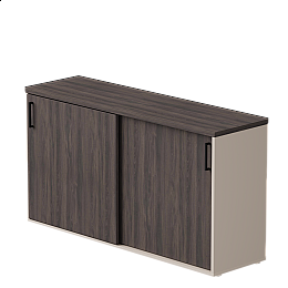 Шкаф-купе низкий Everprof EVO 1374х385х755 Кашемир/Дуб Пасадена