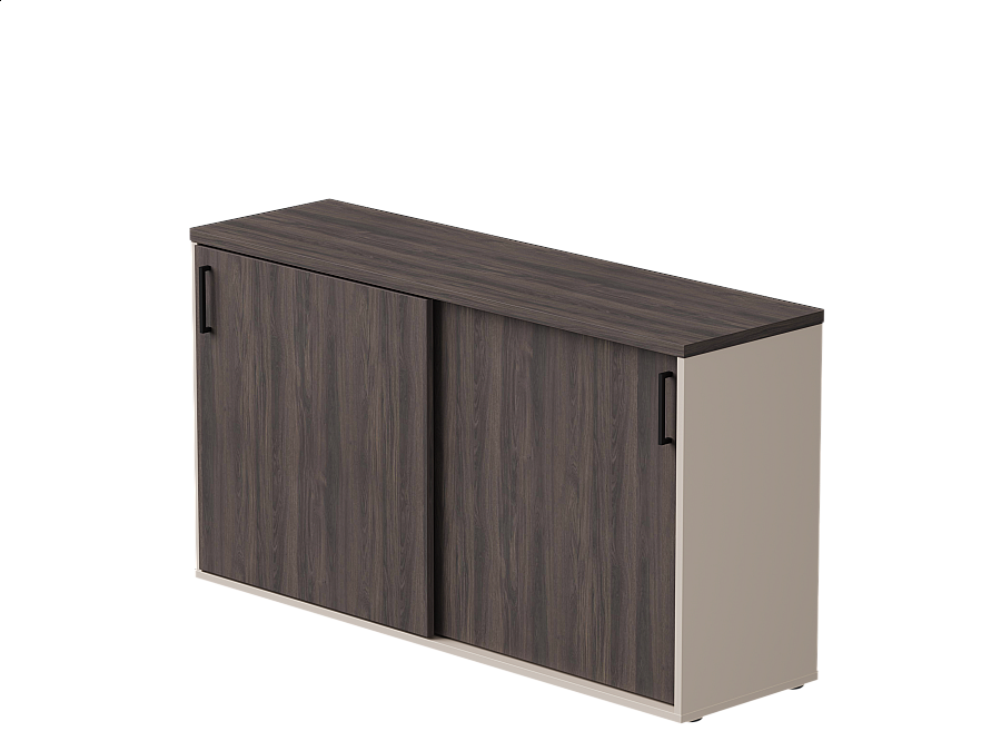 Шкаф-купе низкий Everprof EVO 1374х385х755 Кашемир/Дуб Пасадена