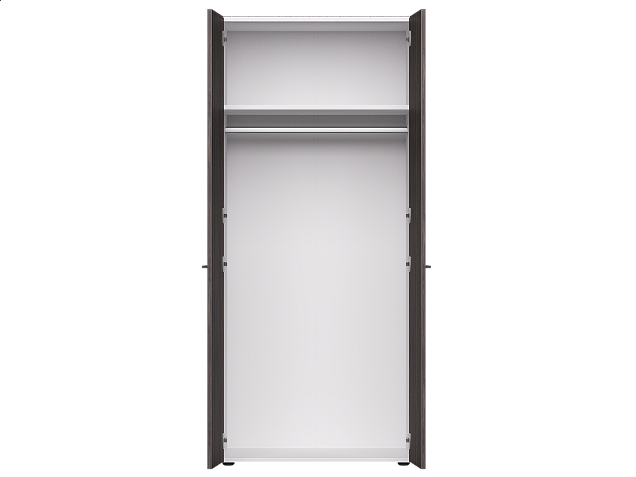 Гардероб глубокий Everprof EVO 800х602×1835 Белый/Дуб Пасадена