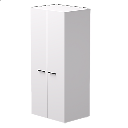 Гардероб глубокий Everprof EVO 800х602×1835 Белый