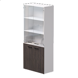 Шкаф комбинированный Everprof EVO 800х383×1835 Белый/Дуб Пасадена