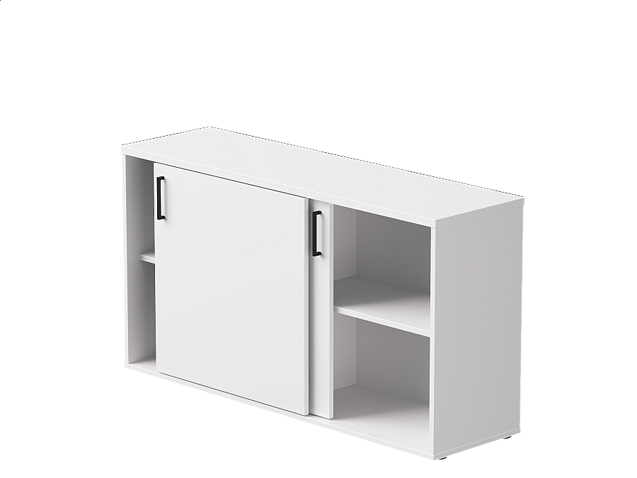 Шкаф-купе низкий Everprof EVO 1374х385х755 Белый