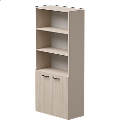 Шкаф полузакрытый Everprof EVO 800х383×1835 Кашемир/Дуб Соната