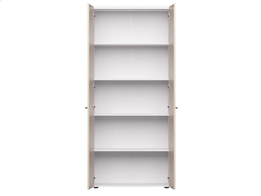 Шкаф с высокими дверьми Everprof EVO 800х383×1835 Белый/Дуб Соната