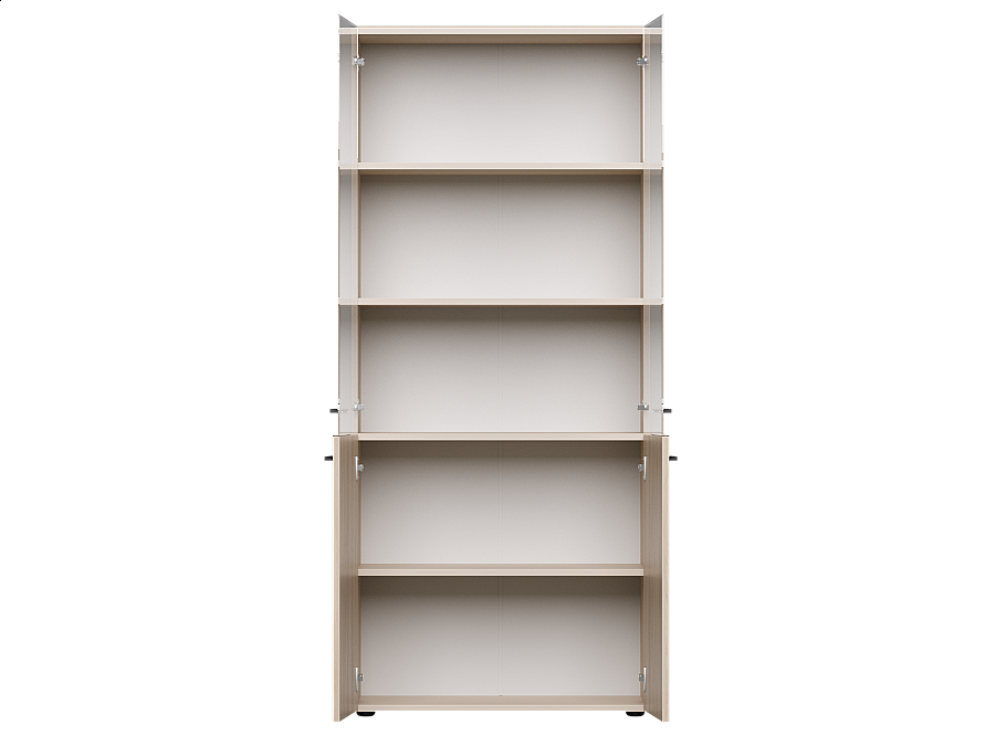 Шкаф комбинированный Everprof EVO 800х383×1835 Кашемир/Дуб Соната