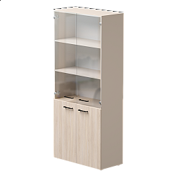 Шкаф комбинированный Everprof EVO 800х383×1835 Кашемир/Дуб Соната