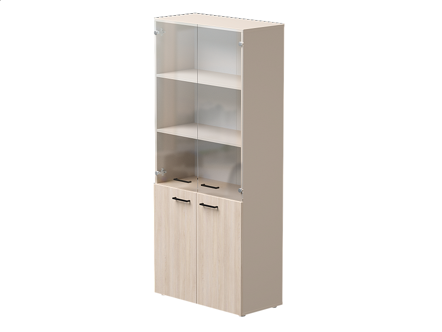 Шкаф комбинированный Everprof EVO 800х383×1835 Кашемир/Дуб Соната