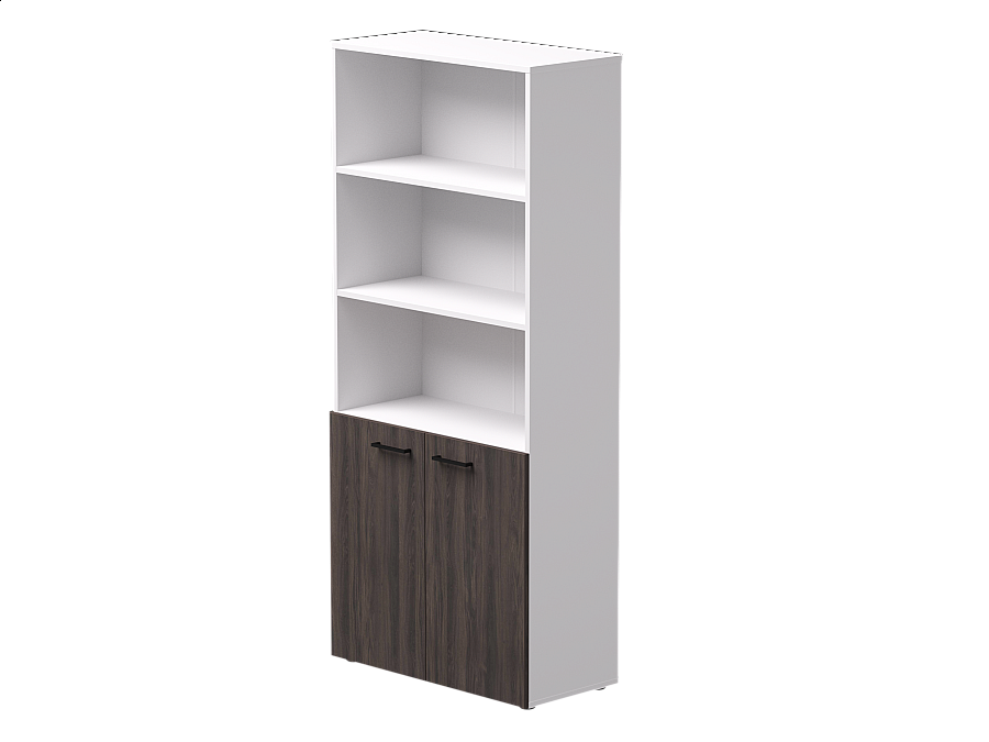 Шкаф полузакрытый Everprof EVO 800х383×1835 Белый/Дуб Пасадена