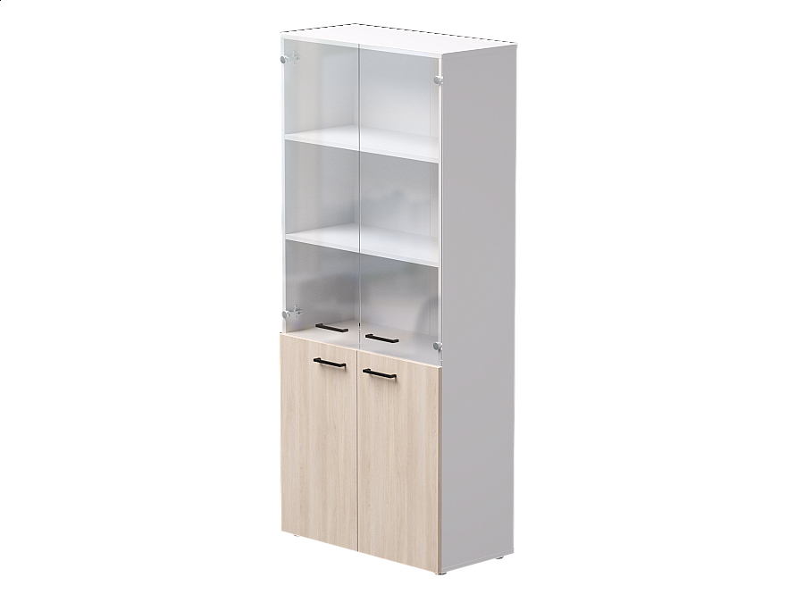 Шкаф комбинированный Everprof EVO 800х383×1835 Белый/Дуб Соната