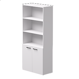 Шкаф полузакрытый Everprof EVO 800х383×1835 Белый