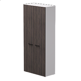Шкаф с высокими дверьми Everprof EVO 800х383×1835 Белый/Дуб Пасадена