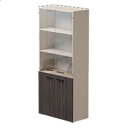Шкаф комбинированный Everprof EVO 800х383×1835 Кашемир/Дуб Пасадена
