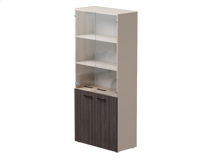 Шкаф комбинированный Everprof EVO 800х383×1835 Кашемир/Дуб Пасадена