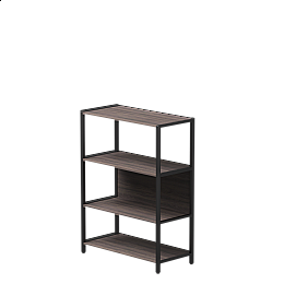 Стеллаж металлический средний Everprof EVO 830х385×1120 Дуб Пасадена/Черный
