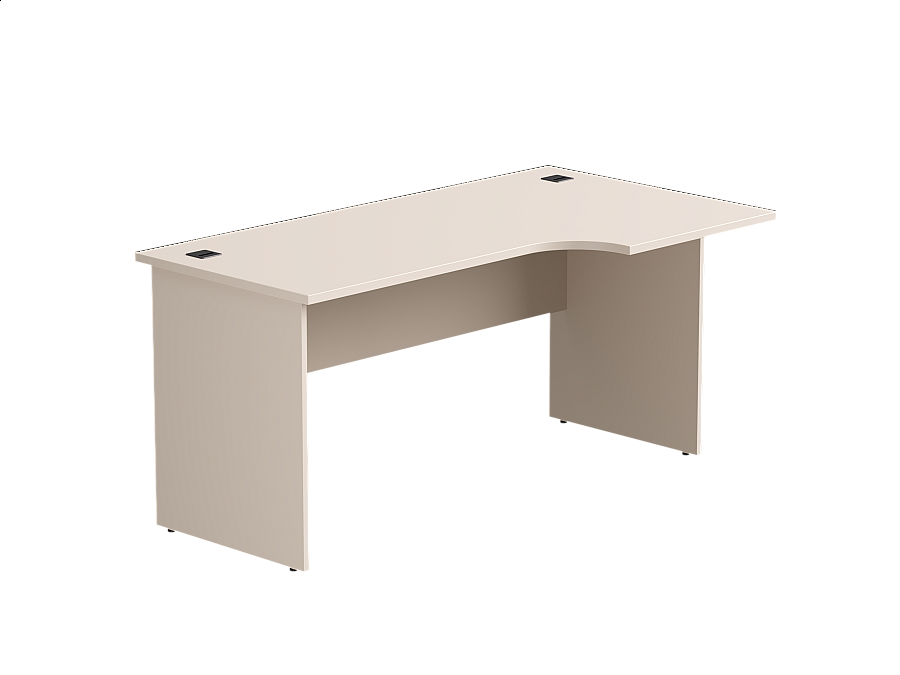 Стол эргономичный правый Everprof EVO опоры ЛДСП 1580х670(870)x755 мм Кашемир