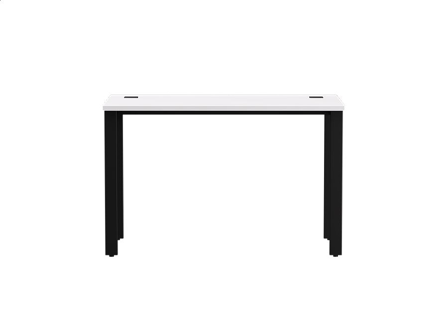 Стол прямой Everprof EVO на металлокаркасе 1180х670х755 мм Белый/Черный