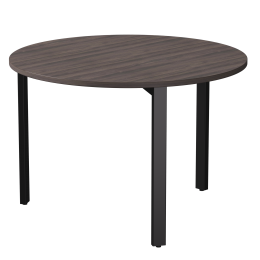 Стол переговорный Everprof EVO D1100 1100×755 Дуб Пасадена/Черный