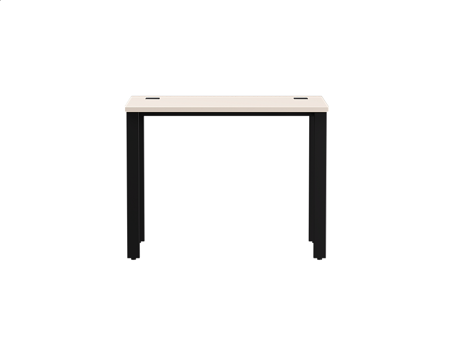 Стол прямой Everprof EVO на металлокаркасе 980х670х755 мм Кашемир/Черный