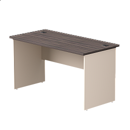 Стол прямой Everprof EVO опоры ЛДСП 1380х670х755 мм Дуб Пасадена/Кашемир