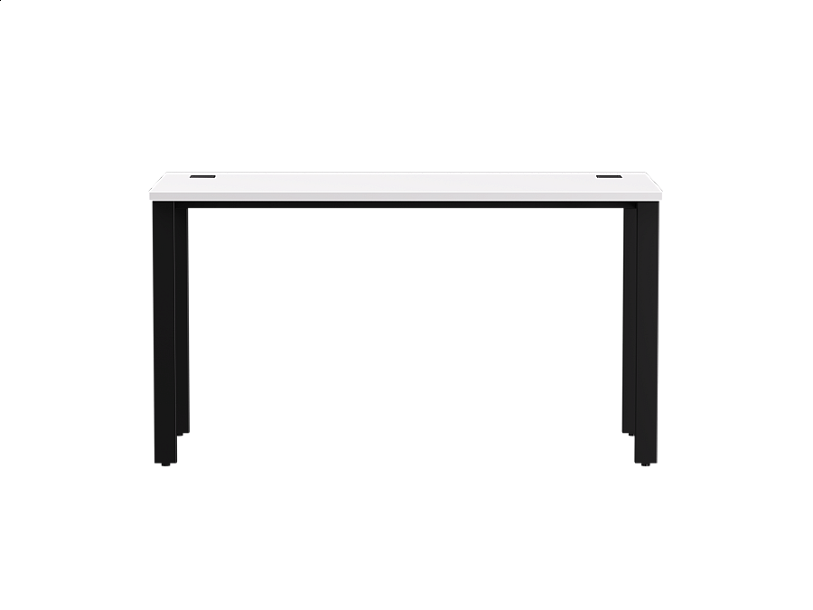 Стол прямой Everprof EVO на металлокаркасе 1380х670х755 мм Белый/Черный