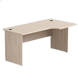 Стол эргономичный правый Everprof EVO опоры ЛДСП 1580х670(870)x755 мм Дуб Соната
