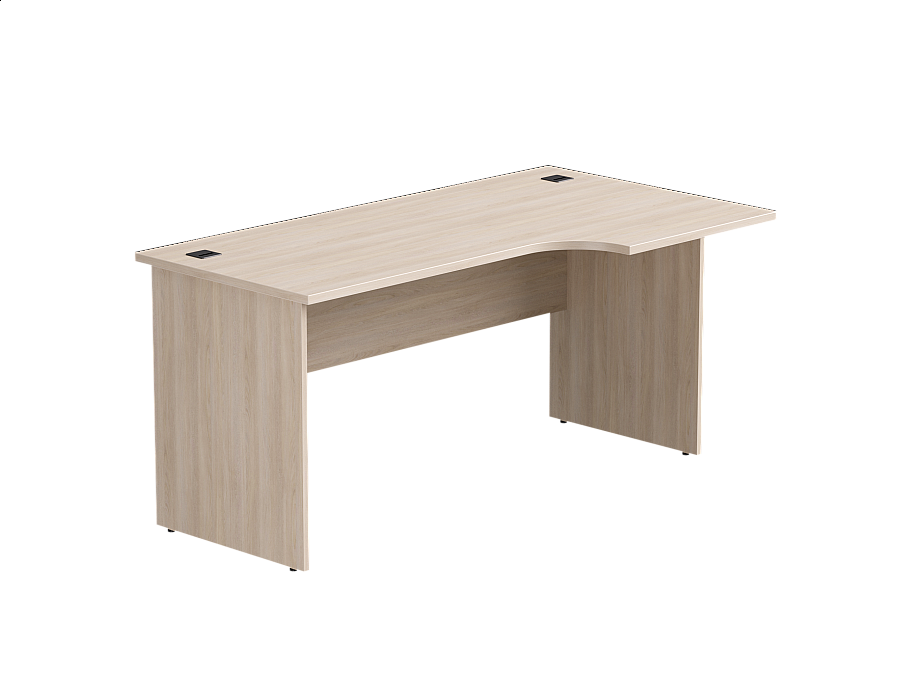Стол эргономичный правый Everprof EVO опоры ЛДСП 1580х670(870)x755 мм Дуб Соната
