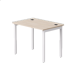 Стол прямой Everprof EVO на металлокаркасе 980х670х755 мм Дуб Соната/Белый