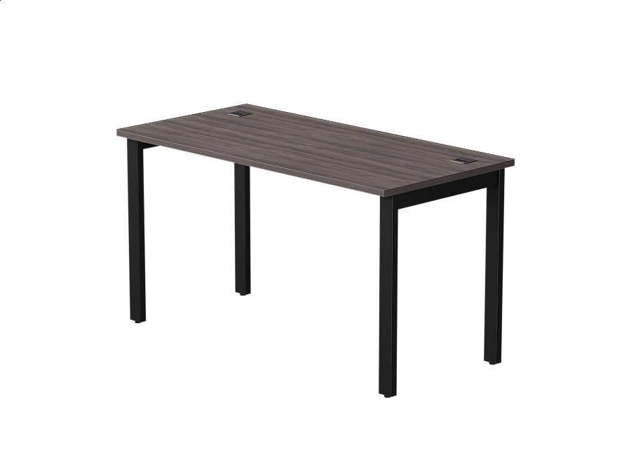 Стол прямой Everprof EVO на металлокаркасе 1380х670х755 мм Дуб Пасадена/Черный