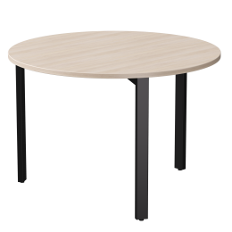 Стол переговорный Everprof EVO D1100 1100×755 Дуб Соната/Черный