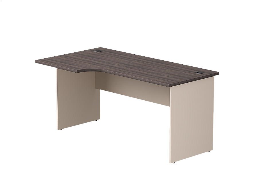 Стол эргономичный левый Everprof EVO опоры ЛДСП 1580х670(870)x755 мм Дуб Пасадена/Кашемир