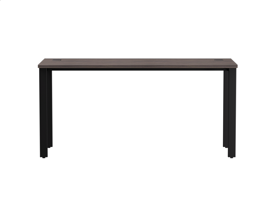 Стол прямой Everprof EVO на металлокаркасе 1580х670х755 мм Дуб Пасадена/Черный